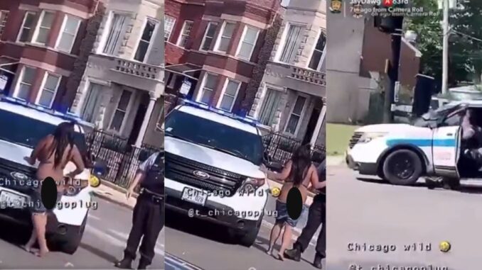 Naked Woman Steals Chicago Cop S Patrol Vehicle And Runs Him Over NSFW