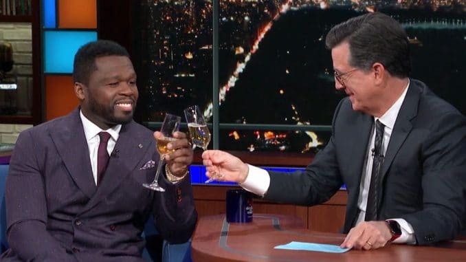 Stephen Colbert Questions 50 Cent
