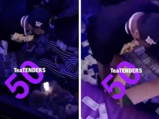 50 Cent Carries A BOX Of Cash Around Strip Club