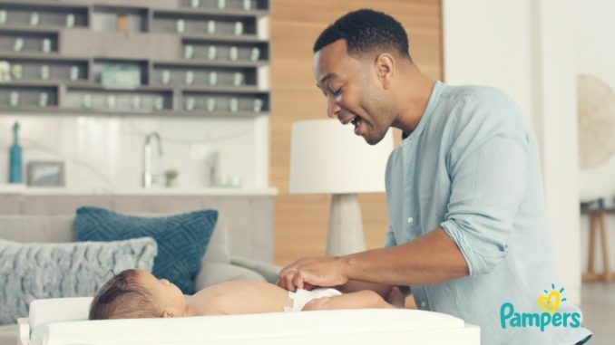 John Legend & Adam Levine Change ‘Stinky’ Diapers In This Adorable Pampers Super Bowl Ad