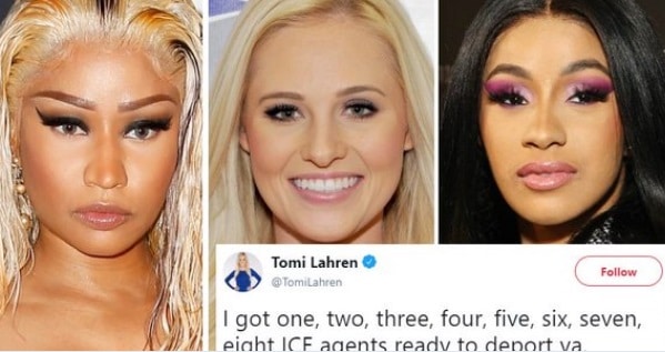 Nicki Minaj & Cardi B Join Forces After Tomi Lahren's Joke About 21 Savage Arrest