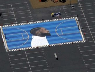 Muralist Creates Beautiful "Nipsey Hussle Memorial Basketball Court" In South Los Angeles
