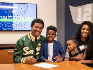 Russell Wilson Thanks His Family & Children While Signing for $140 Million