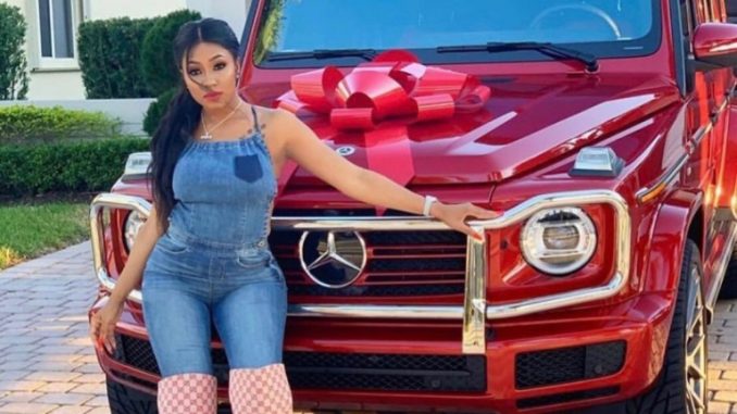 Pregnant City Girls Rapper Yung Miami Car Shot At Multiple Times In Miami