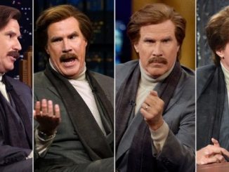 Will Ferrell AKA Ron Burgundy..Stages Late-Night Takeover To Promote New Podcast