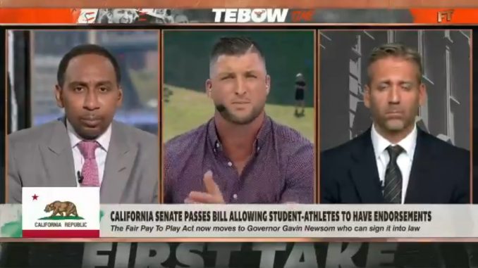 Tim Tebow Say College Players Should Not Be Allowed To Have Endorsements
