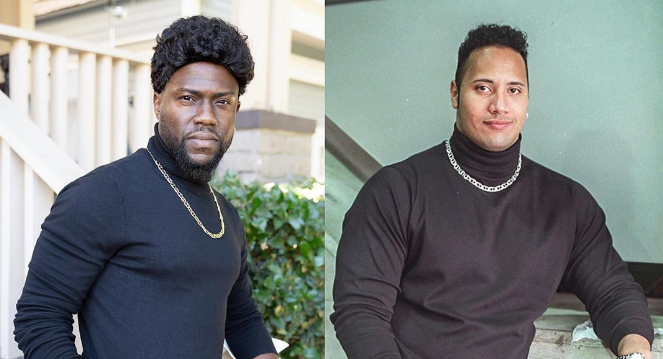 Kevin Hart Dresses Up as 'Fanny Pack' Dwayne 'The Rock' Johnson for Halloween in Hilarious New Video