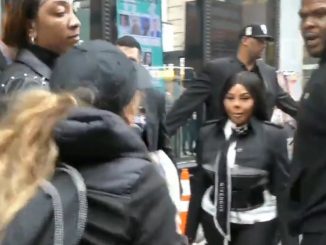 Lil Kim Gets Confronted By PETA Protestor During Surprise Attack