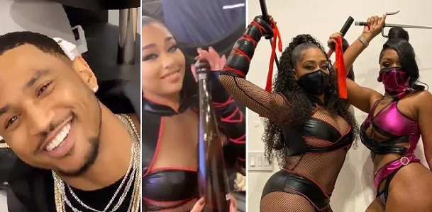 Trey Songz Spotted With Jordyn Woods In Megan Thee Stallion’s Halloween Party