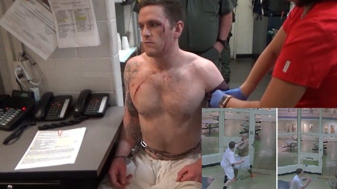 Ex-'Real Housewives' Star Lauri Peterson's Son Josh Waring Slashed in Jail on Video