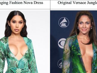 Versace Sues Fashion Nova For Copying Jennifer Lopez's Iconic Dress