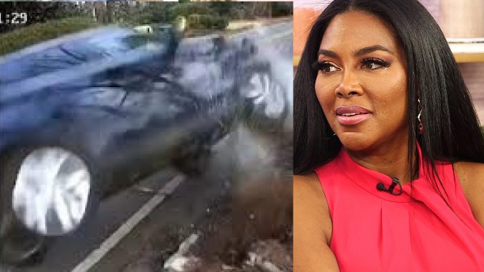 Kenya Moore Shares Footage Of Violent Car Accident Near Her Home