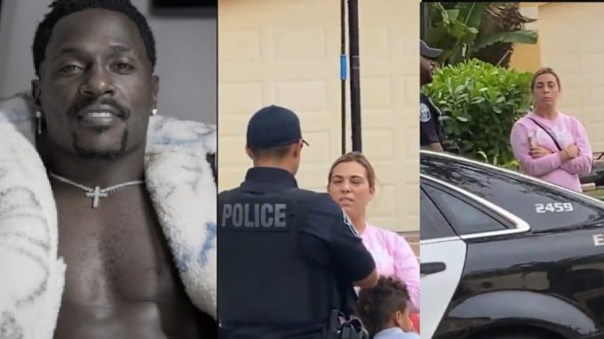 Cops Called To Antonio Brown's Home After His Baby Mother Allegely Tries To Steal Car