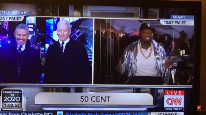 Andy Cohen Mistakenly Calls 50 Cent "Shaq" During CNN's New Year's Eve Broadcast!