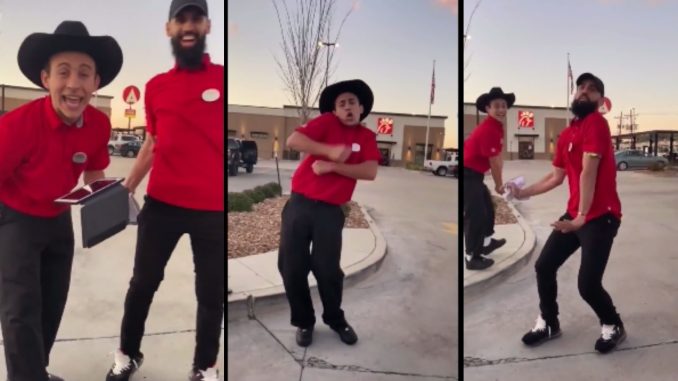 These Chick-fil-A employees going Crazy in 2020