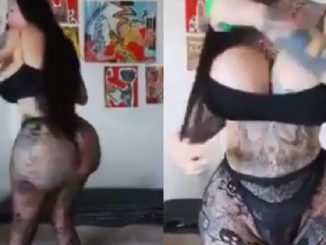 Thick Chick Showing Off Her Body For The Gram [