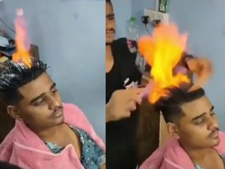 This Barber Uses Fire To Cut and Style Hair