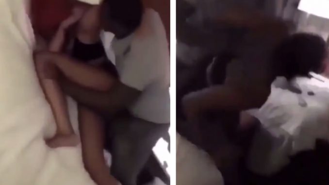 Sad World: Woman Gets Physically Abused In Hotel And People Stand Around And Watch!