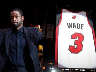 Dwyane Wade Remembers Kobe Bryant at Miami Heat Jersey Retirement