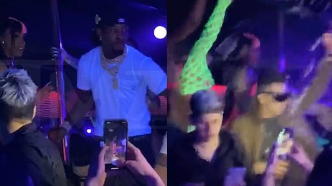 Migos Rapper Offset Punches Man After Cardi B Gets Sprayed With Champagne in Strip Club