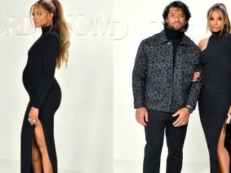 Pregnant Ciara Gets Cut Out of Her Dress by Russell Wilson