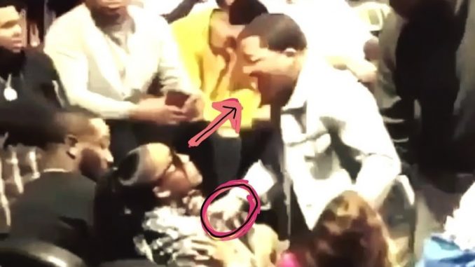 Pro-Boxer Gervonta Davis Grabs Baby Mother And Pulls Her Out Of Chair At Super Bowl Event In Miami