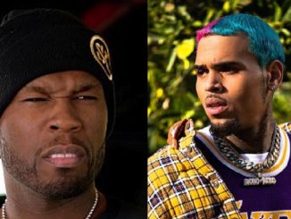 50 Cent Clowns Chris Brown’s Rainbow Hair While Asking Him To Get On A New Song