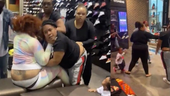 Pregnant Woman Gets Into A Fight After Spitting On Someone