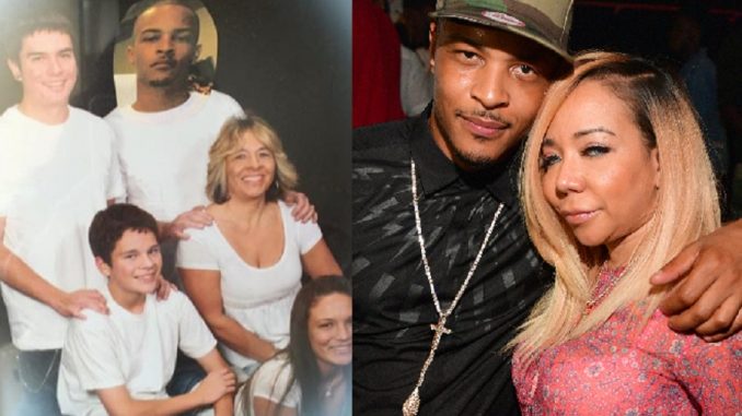 T.I. Jokes About His 'Secret Family' After Woman Replaces Ex-Husband's Face With His In Family Photos