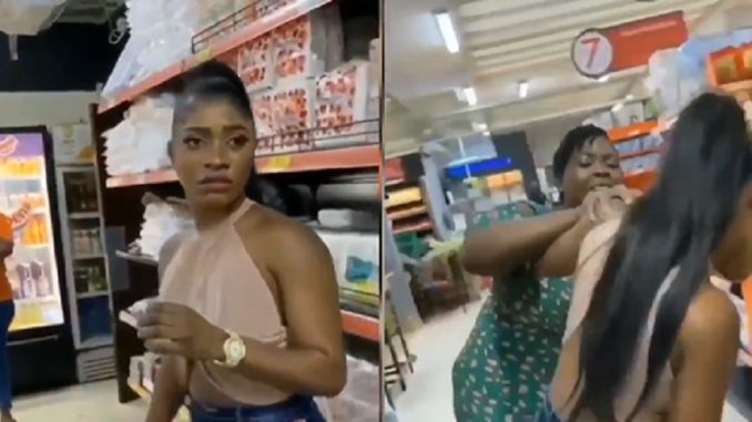 Woman Confronts Her Husband’s Side Chick For Allegedly Having Back Door Sex With Him