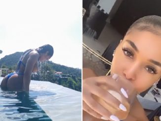 Lori Harvey Flaunts Her Body By The Pool in Slo-Mo Video