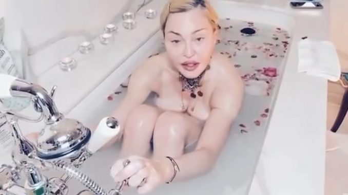 Madonna Calls Coronavirus 'The Great Equalizer' In Bathtub Video