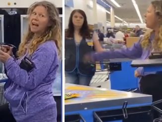 Disrespectful Woman Coughs And Spits on Walmart Employee In California