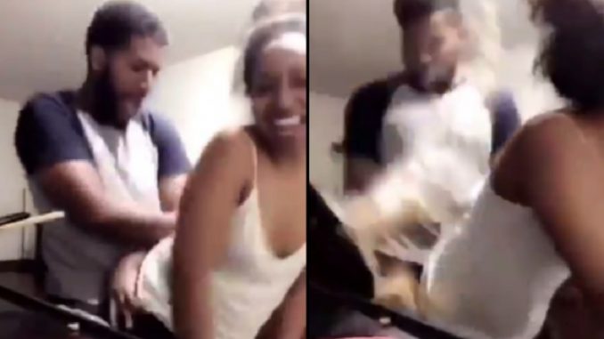 This Couples Dancing Session In The Kitchen Goes Horribly Wrong