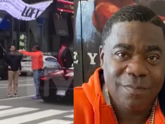 Tracy Morgan Has A Word With A Pedestrian After Alleged Near Collision
