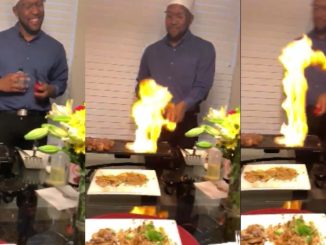 Viral Video Shows Couple Celebrating Their Anniversary...'Stay-At-Home' Hibachi Restaurant Style