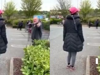 Man Snaps On A Woman In Line For Breaking Social Distancing Rules