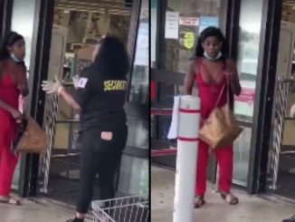 Chick Gets Caught Stealing At Walgreens, Tries To Shame Security Guard
