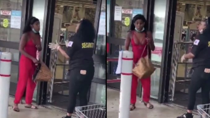 Chick Gets Caught Stealing At Walgreens, Tries To Shame Security Guard