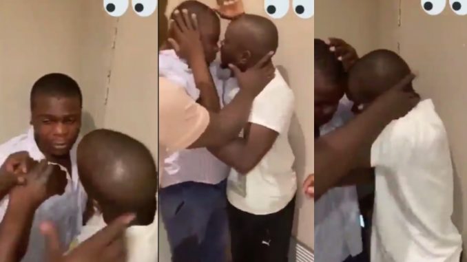 Thieves Caught Stealing Are Forced To Kiss Each Other