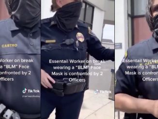 2 Cops Won't Eat At Restaurant Because Employees Are Wearing 'BLM' Masks