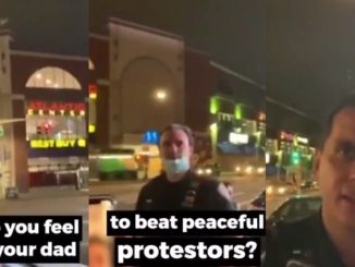 Guy Questions Cop's Kid On Facetime About His Father Beating Peaceful Protesters