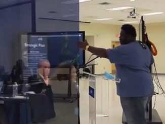 Video Shows Man Blasts School Board Member For Shopping Online During Meeting