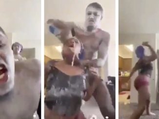 Viral Video Shows Youtube Couple Have A Baby Powder Showdown