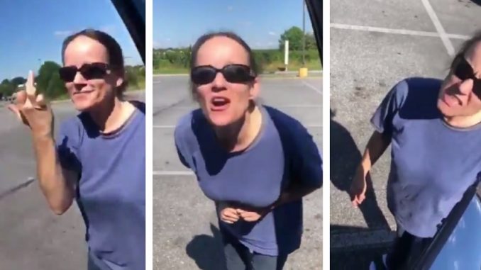 Woman Goes On A Horrible Disrespectful Rant After Claiming Guy Ran A Stop Sign