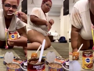 Disturbing Video Shows Woman Being Treated Like A Dog, Eating Dog Food And Barking