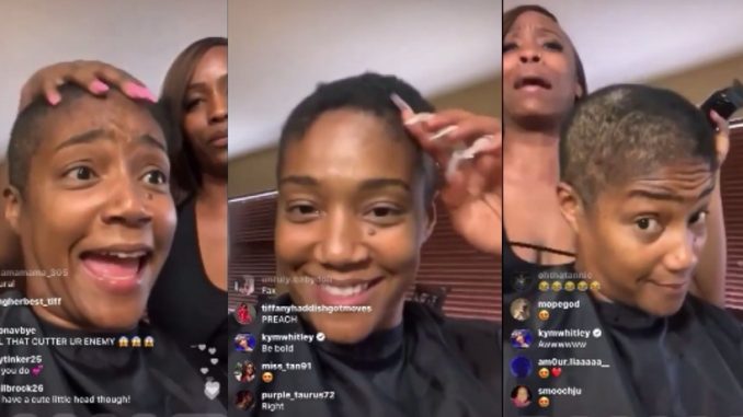 Tiffany Haddish Cuts All Of Her Hair Off In Instagram Live Video
