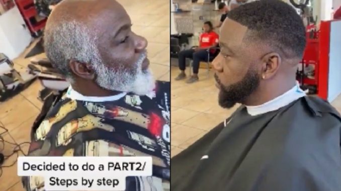 Video Shows Man Go From 60 to 30 After Fresh Haircut