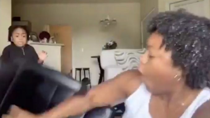 Child Runs For Her Life After Making Sibling Fall Out of Chair