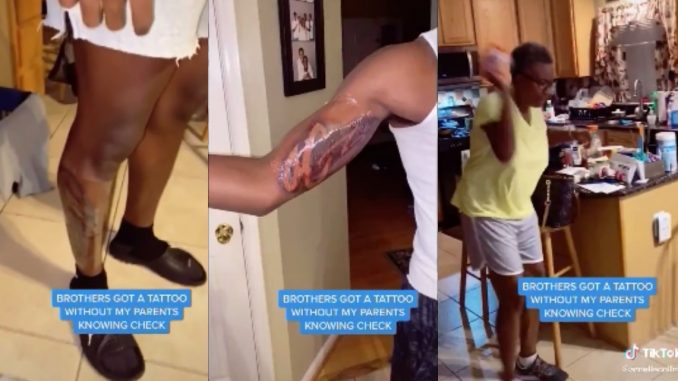 Mom Goes Off When Her Sons Get Tattoos Without Her Permission